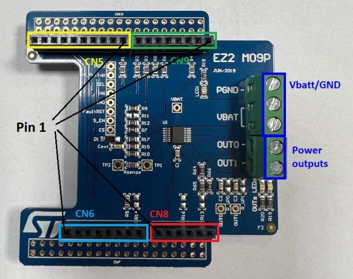 STMicroelectronics EV-VND9008AJ Evaluation Board